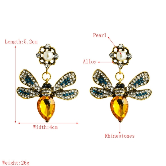 Insect 🐝 beautiful Earrings - Picture 3 of 7